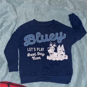 Bluey Navy Kids Sweatshirt, XS 4/5